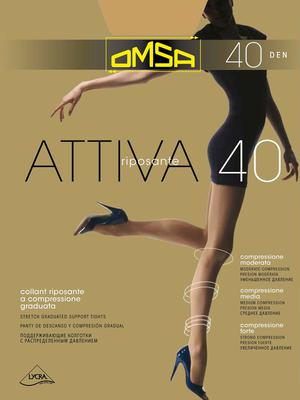 Нажмите для увеличения Attiva 40 — Колготки жен. класс., Omsa